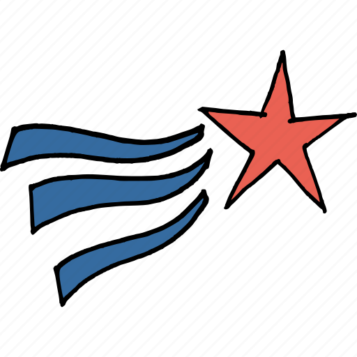 America, independence day, july 4th, star, wave, united states icon - Download on Iconfinder
