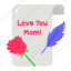 mother’s day letter, love letter, mother’s day card, envelope, mother’s day message 