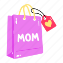 mom gift, gift bag, tote bag, handbag, shopping bag