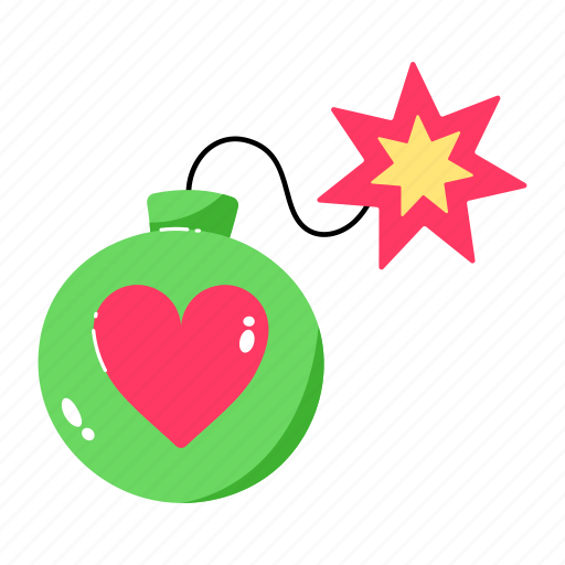Bomb blast, love bomb, blast, explosive shell, explosive material icon - Download on Iconfinder