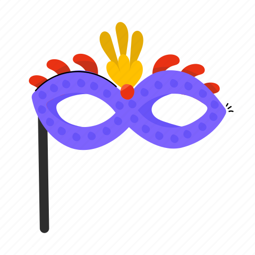 Eye prop, party mask, masquerade, eye mask, party prop sticker - Download on Iconfinder