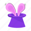 rabbit trick, magic hat, magic cap, magic trick, hare magic 