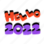 2022, new year, hello 2022, letters, new year 2022 