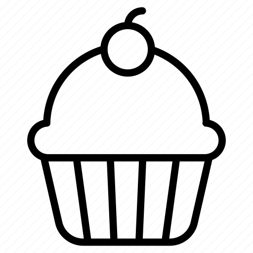 Cake, sweet, dessert, muffin, food, bakery, baked icon - Download on Iconfinder