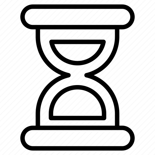Sand glass, hourglass, time, timer, deadline, sand-clock, clock icon - Download on Iconfinder