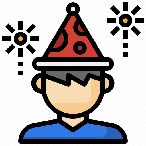 Boy, celebration, user, party, people icon - Download on Iconfinder