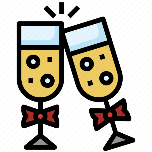 Champagne, glasses, alcohol, party icon - Download on Iconfinder