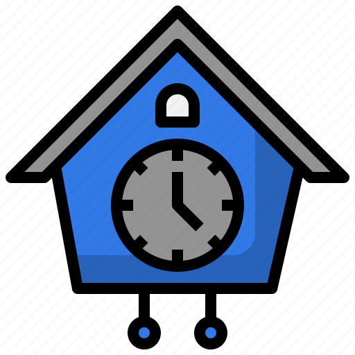 Cuckoo, clock, wall, ornament, decoration icon - Download on Iconfinder