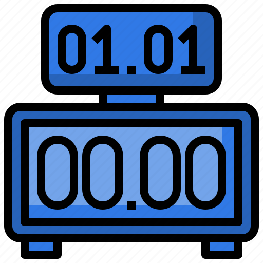 Digital, clock, midnight, night icon - Download on Iconfinder