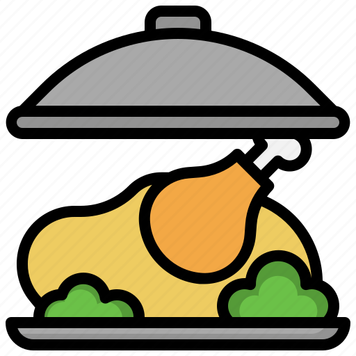 Roast, chicken, hot, dish, turkey, leg, thanksgiving icon - Download on Iconfinder