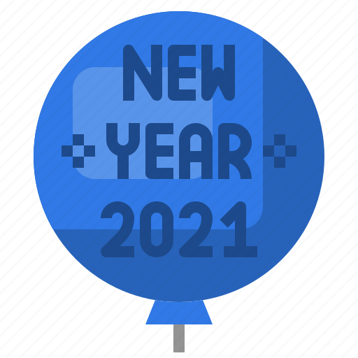 Balloon, new, year, celebration, entertainment, decoration icon - Download on Iconfinder