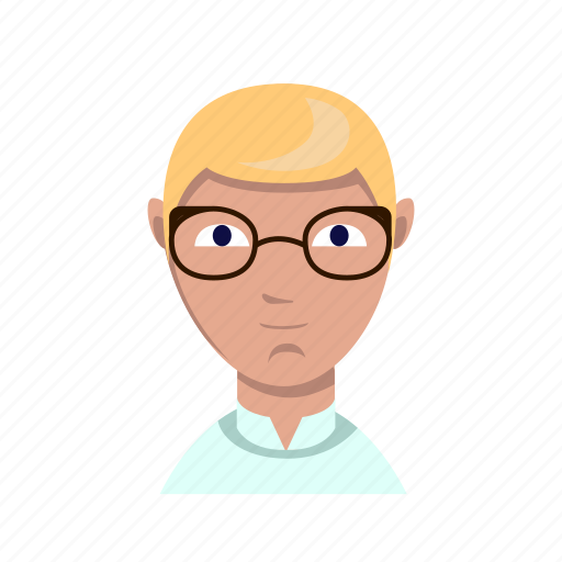 Bussiness, glasses, guy, man, profile icon - Download on Iconfinder