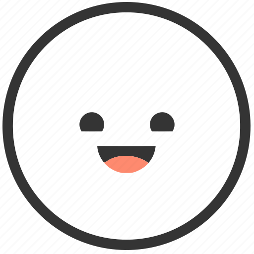 Circle, emoji, emoticons, face, happy, shapes, smiley icon - Download on Iconfinder