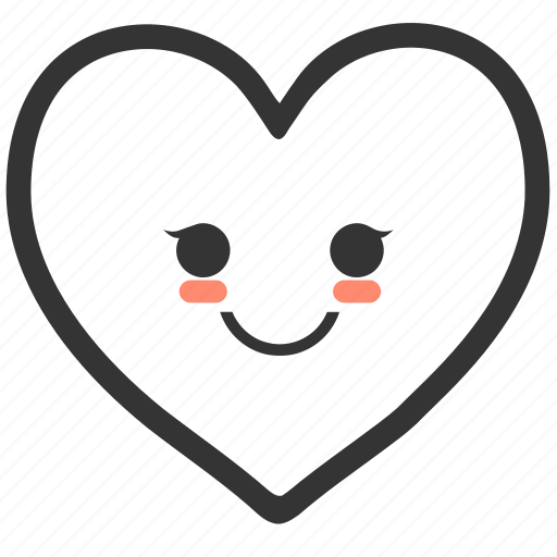 Emoji, emoticons, face, heart, shapes, smile, smiley icon - Download on Iconfinder