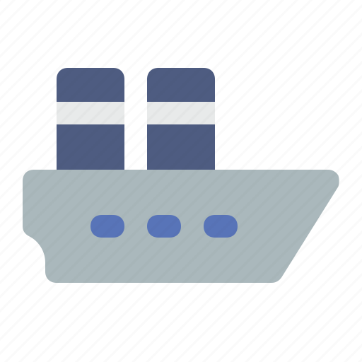 Harbor, steamer, container, logistics, shipping icon - Download on Iconfinder
