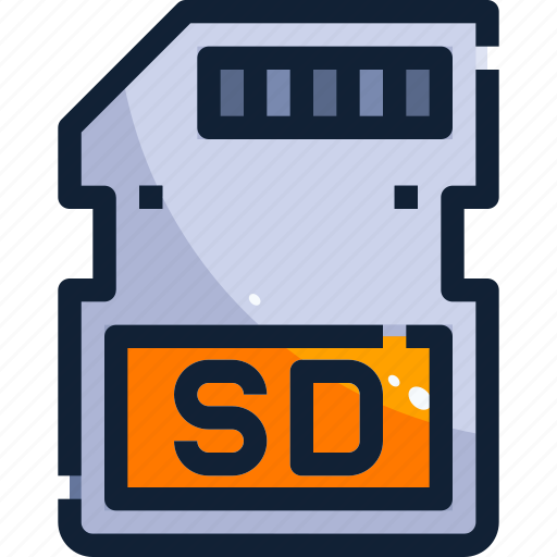 Card, device, hardware, sd, technology icon - Download on Iconfinder