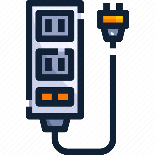 Device, hardware, power, strip, technology icon - Download on Iconfinder