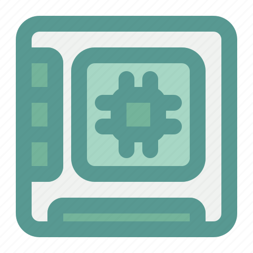 Computer, hardware, motherboard, technology icon - Download on Iconfinder