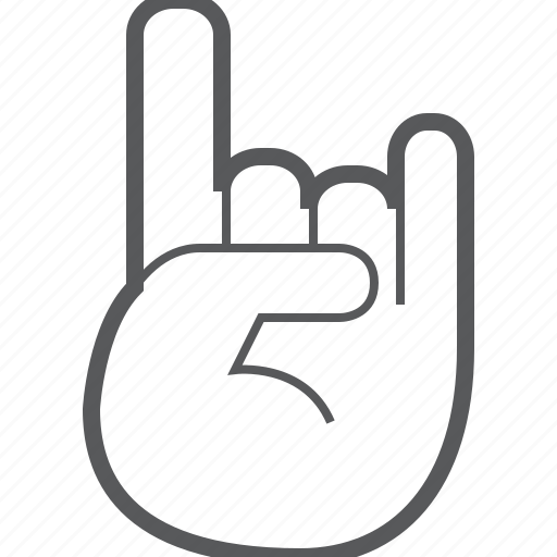 Gesture, rock, finger, fingers, hand, metal icon - Download on Iconfinder