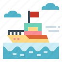 boat, sailing, transport, yacht