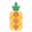 fruit, natural, organic, pineapple 