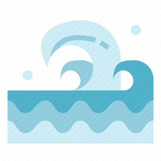 Beach, nature, sea, wave icon - Download on Iconfinder