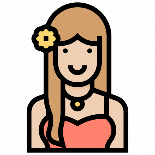 Avatar, girl, hawaii, hawaiian, woman icon - Download on Iconfinder