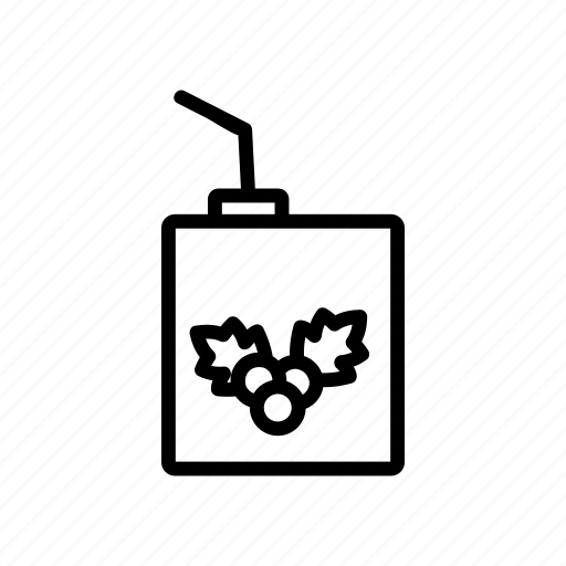 Berry, food, hawthorn, juice, packaged, straw, syrup icon - Download on Iconfinder