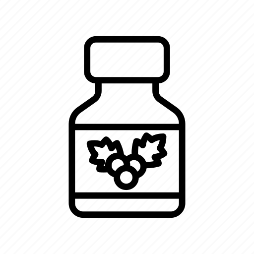 Berry, bottle, food, hawthorn, medical, syrup, tincture icon - Download on Iconfinder