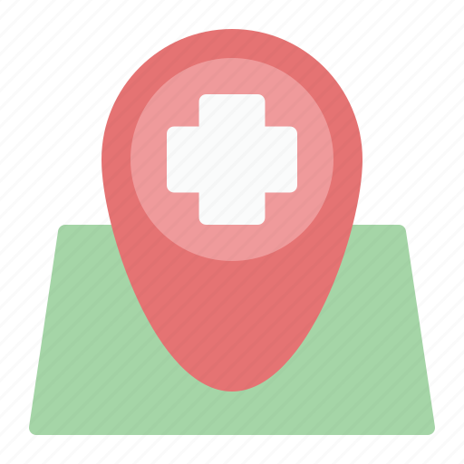Health, location, map, pin, navigation, gps icon - Download on Iconfinder
