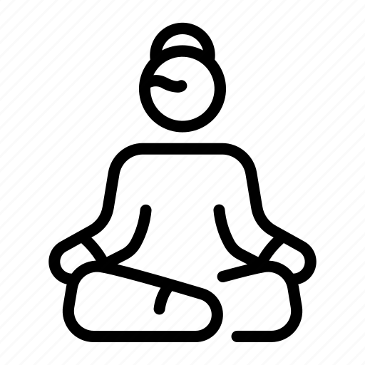 Yoga, wellness, pilates, relaxation, meditation, position, lotus icon - Download on Iconfinder