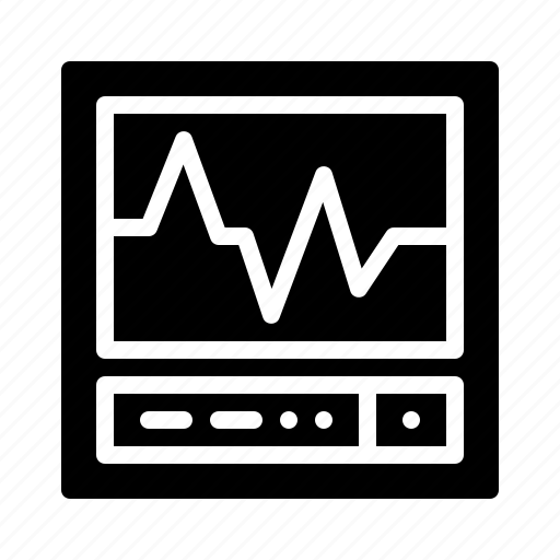 Electrocardiogram, cardiogram, hospital, medical, health, clinic icon - Download on Iconfinder