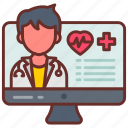 online doctor, doctor, medicine, healthcare, stethoscope, online, web