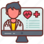 online doctor, doctor, medicine, healthcare, stethoscope, online, web 