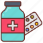 anti biotic, drug, medical treatment, pill, pill bottle, medical 