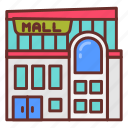 mall, store, building, bag, shopping, online, business