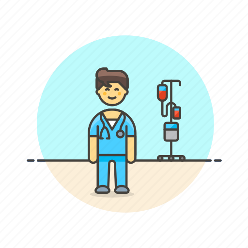 Health, nurse, blood, care, help, hospital, man icon - Download on Iconfinder