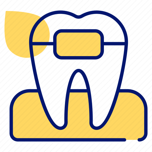 Orthodontics, medical, dental, health, care, alignment, braces icon - Download on Iconfinder