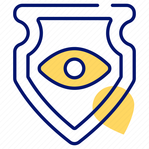 Shield, eye, protection, vision, monitoring, secure, security icon - Download on Iconfinder