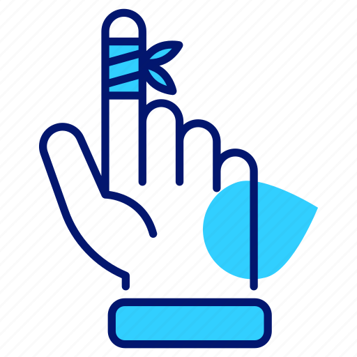 Injury, finger, bandage, medical, healthcare, treatment, cure icon - Download on Iconfinder