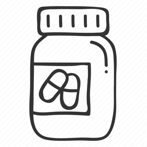 Doodle, drug, fitness, health, pill, supplement icon - Download on Iconfinder