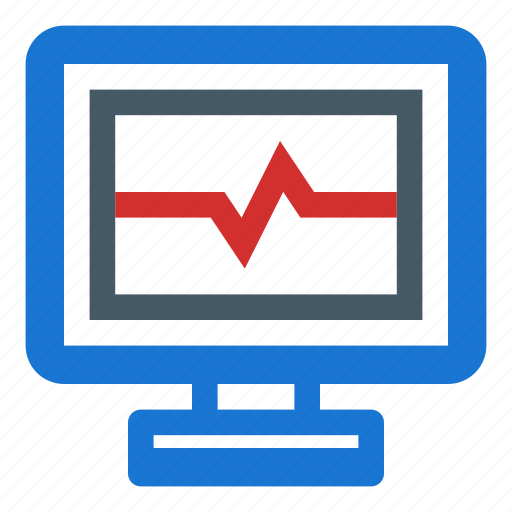 Cardiology, health monitoring, monitor, pulsation, pulse icon - Download on Iconfinder