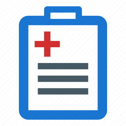 Document, healthcare, medical history, medical review icon - Download on Iconfinder