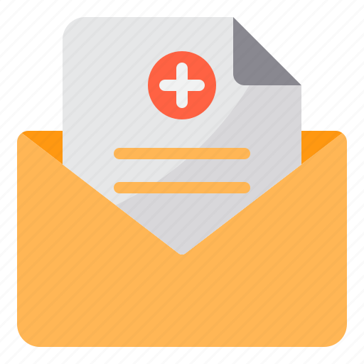 Care, health, healthcare, mail, medical, report icon - Download on Iconfinder