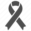 aids ribbon, cancer ribbon, ribbon