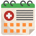 calendar, health, check, healthcare, medical