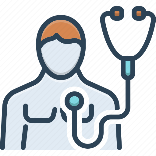 Body check, checkup, stethoscope, patient, health checkup, health care, physical examine icon - Download on Iconfinder