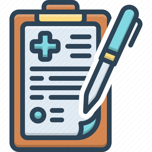 Health report, health, report, prescription, checklist, record, medical report icon - Download on Iconfinder