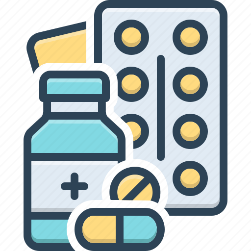 Medicine, drug, medicament, remedy, antibiotic, pill, pharmaceutical icon - Download on Iconfinder
