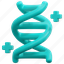 dna, structure, strand, genetic, microbiology, chromosome, biology, 3d, illustration 